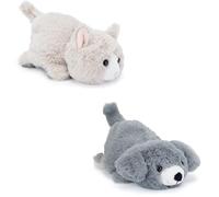 Zappi Co Juguete de Peluche Reversible de Gato a Perro de 15 cm, Animal de Peluche 2 en 1, Peluche Suave y abrazable para niños y Amantes de los Gatos y Perros