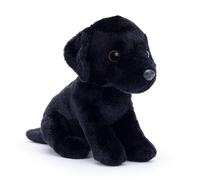 Zappi Co MAX, el Labrador Negro de Peluche (15 cm) - Cachorro de Labrador Negro - Suave, Acogedor, 100% Reciclado - Leal compañero perruno.