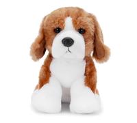 Zappi Co Miles el Perro Beagle de Peluche (22 cm) - Amigo Beagle - Suave y abrazable, Reciclado - Cachorro juguetón