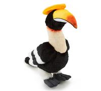 Zappi Co Peluche de Bucero (37cm) - Majestuoso, Suave Peluche, Ecológico, Ideal para el Juego Educativo de los Niños, 100% Reciclado