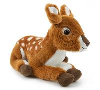 Zappi Co Peluche de Ciervo Joven (32cm) - Suave, Adorable Amigo del Bosque, Ecológico, Excelente para la Exploración de la Naturaleza de los Niños, 100% Reciclado
