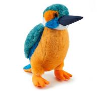 Zappi Co Peluche de Martín Pescador (27cm) - Vivaz, Suave, Juguete Ecológico, Juego Inspirado en la Naturaleza de los Niños, Hecho con Material Reciclado