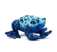 Zappi Co Peluche de Rana Venenosa Azul 100% Reciclado (15cm de Ancho) Relleno, Suave, Acogedor, colección de Animales ecológica para el Primer niño recién Nacido