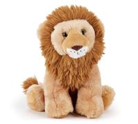 Zappi Co Peluche Vidal el León Rey de la Selva (22cm) Compañero de Melena Majestuosa - Suave, Mimoso, 100% Reciclado - Amigo Felino Real