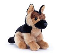 Zappi Co Rex, el Pastor alemán de Peluche (20 cm) - Pastor alemán - Suave, Acogedor, 100% Reciclado - Fiel Amigo guardián.