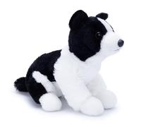 Zappi Co Scout, el Border Collie de Peluche (20 cm) - Pastor Ovejero Suave - 100% Reciclado, Adorable y enérgico compañero de Juegos.
