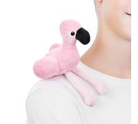 Zappi Co Shoulder Mates - Imán de peluche con diseño de flamenco, regalo para niñas de 3 a 8 años