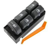 ZAPSOTS - Interruptor maestro de ventana eléctrica. 7 + 10 pines de metal. 4 puertas. Se adapta a Chevy para GMC, Cadillac Escalade, para Oldsmobile. Algunos modelos de coche. Interruptores de control