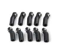 ZAPYVET 10 Uds M4 ABS extremo de varilla dirección bolas conexión conector cabeza 1/10 coche trepador control remoto modelo juguete piezas DIY Enlace del brazo de suspensión del coche Rc(B)