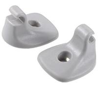 ZAPYVET 2 Clips de Soporte for Parasol 1GW25DX9AA, for Dodge, for Chrysler, Gris Enganches para Viseras Parasol