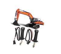 ZAPYVET 2 palancas de mando for excavadora 3 botones y 6 pines aleación aluminio, for Doosan DH DX150 215 225 300 37020119C, for proporcionar mayor precisión capacidad respuesta Joystick de excavadora