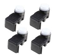 ZAPYVET 4 sensores de estacionamiento PDC for Kia, Sorento y Hyundai, Sensor ultrasónico 96890C1100 Sensor de Aparcamiento(White)