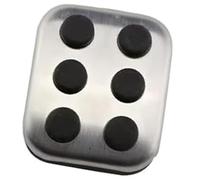 ZAPYVET Accelerator Brake Pedal, for Mercedes-Benz W124 W202 W203 W140 W208 W210 W211 W220 R170 R171 R-Class Clutch Pad Covers Auto Gas Pedal interior(BLACK Small foot pdal)