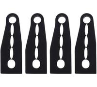 ZAPYVET Amortiguador de cerradura puerta coche for Ford, Fiesta, Fusion y Mondeo, insonorizado, antichirridos, amortiguador sonido, almohadilla reductora ruido Amortiguador de coche