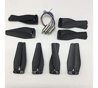 ZAPYVET Anillo de protección de la Pala del Tren de Aterrizaje del Motor del Brazo de la hélice del Motor, for SG907 GPS Drone RC Quadcopter Repuestos Reemplazo de Brazo para dron(Orange)