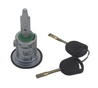ZAPYVET BARRIL DE CERRADURA PUERTA DELANTERA IZQUIERDA YC15V220K51BA 4060639, for Ford, TRANSIT MK7 2006-2014 MK6 2000-2006 con 2 llaves Cilindro de bloqueo del interruptor de encendido del automóvil