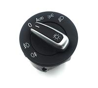 ZAPYVET Botón de interruptor de ventana de faro de espejo lateral, for Volkswagen, for VW, CC, for, for Passat B6 B7, for Golf 5 6, for Jetta MK5 Interruptor de espejo lateral(Headlight Switch)