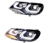 ZAPYVET Carcasa de Faro Coche, para VW, para Touareg 2010-2014 2015 2016 Faros Drl Bi Xenon Bombilla Luces antiniebla Accesorio lámpara Lámpara antiniebla para parachoques