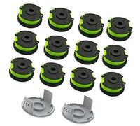 ZAPYVET Carrete de Repuesto for desbrozadora, bobinas de Repuesto | Bobinas repuesto 0,079" automáticas con tapa para Ryobi RAC142 36V RLT36B33 RY36LT33A-0