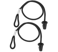 ZAPYVET Cordón for bandeja de paquetes, for Fiesta, 2008 2009 2010 2011 2012 2 piezas OE: 1521611 Clips for correa cuerda for Correa de seguridad para equipaje en el maletero d