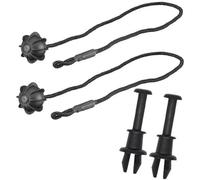 ZAPYVET Correa de sujeción for bandeja paquetería, for A3 8P 8V Q2 Q3 F3 8R OE: Z5867769 for portaequipajes techo Correa de seguridad para equipaje en el maletero del coche(BLACK 1 Kit)