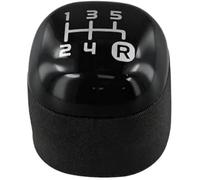 ZAPYVET Cubierta antipolvo de repuesto para perilla cambio marchas, para Fiat para Panda X58L, modelo año 2012, número 502942700, Pieza de la perilla de la palanca de cambios(BLACK Gear Knob)