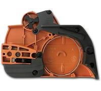 ZAPYVET Cubierta de piñón Lateral del Embrague 445 450 con Conjunto de Freno de Cadena for Motosierra Husqvarna 445 450, repuestos OEM 544097901 544097902 Tapa del Embrague de la Motosierra
