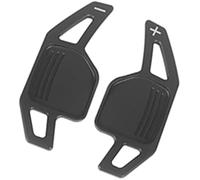 ZAPYVET Embellecedor de paletas de cambio de coche Paletas de cambio Extensiones palanca cambios coche volante Palancas Pegatinas engranajes, para Q7 2013-2019 2020 2021(BLACK Color1)