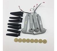 ZAPYVET Engranajes del Motor de hélice, Palas del Brazo, Accesorios for cuadricóptero S162, Piezas de Repuesto Reemplazo de Brazo para dron(Orange)
