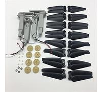 ZAPYVET Engranajes del Motor de hélice, Palas del Brazo, Accesorios for cuadricóptero S162, Piezas de Repuesto Reemplazo de Brazo para dron(Clear)