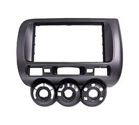 ZAPYVET Fascia de Audio LHD for RHD, Radio Doble DIN, CD, GPS, DVD, estéreo, Panel, Montaje en Tablero, Marco del Kit Ajuste, for Jazz Panel embellecedor de Repuesto para el salpicadero(LHD,173x98mm)