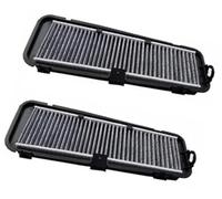 ZAPYVET Filtro de cabina carbón activado aire externo 4Gd819343, para, para A6 C7 2011-2019 1.8T 2.0T, para A7 2015-2019 filtro de climatización del coche(BLACK 2 Pack B Style)