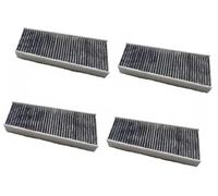 ZAPYVET Filtro de cabina carbón activado aire externo 4Gd819343, para, para A6 C7 2011-2019 1.8T 2.0T, para A7 2015-2019 filtro de climatización del coche(BLACK 4 Pack a Style)