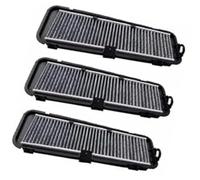 ZAPYVET Filtro de cabina carbón activado aire externo del coche 4Gd819343, para, para A6 C7 2011-2019 1.8T 2.0T, para A7 2015-2019 filtro de climatización del coche(BLACK 3 Pack B Style)