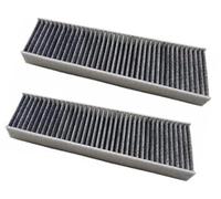 ZAPYVET Filtro de cabina carbón activado aire externo del coche 4Gd819343, para, para A6 C7 2011-2019 1.8T 2.0T, para A7 2015-2019 filtro de climatización del coche(BLACK 2 Pack a Style)