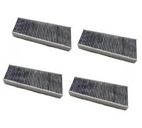 ZAPYVET Filtro de cabina carbón activado aire externo del coche 4Gd819343, para, para A6 C7 2011-2019 1.8T 2.0T, para A7 2015-2019 filtro de climatización del coche(BLACK 4 Pack a Style)