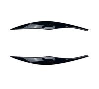 ZAPYVET For, for 3 Series E90 E91 ABS Glossy Car Evil Faro Cejas Párpado Kit de carrocería 316 318 320 325 330 2005-2012 Sedan Touring Película Tintada para Faros(Gloss Black)