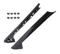 ZAPYVET For Ford, for Explorer, 2011-2019 1 par de juego de parabrisas izquierdo derecho: cubierta de moldura de pilar lateral de vidrio embellecedor de ventana de parabrisas BB5Z7803136AB Molduras de