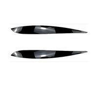 ZAPYVET For Polo 5 MK5 L & R ABS Brillo Malvado Cejas for Faro párpado TSI TDI GTI 1,2 1,4 1,6 Polo R WRC 2009-2017 Pegatinas 3D Embellecedor de párpados de lámpara Delantera