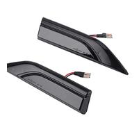 ZAPYVET For T6 Transporter, accesorios de coche, luz posición lateral, indicador LED color ahumado 7E0949101 Reemplazo de la luz de posición lateral del automó