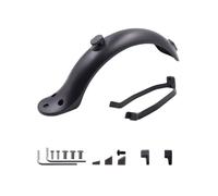 ZAPYVET For Xiaomi M365 Scooter Rear Mudguard Front Red Fender Tire Tyre Splash Mud Guard Fenders Bracket Electric Parts Kit Reemplazo de la luz de posición lateral del automó(Schwarz)