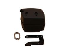 ZAPYVET Junta de soporte de bloque silencioso silenciador Exhuast, for Husqvarna, 268 272 272XP 272K 61 piezas de motosierra de gasolina 503535901 Kit de silenciador para motosierra