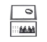 ZAPYVET Kit de Ajuste instalación Tablero Fascia Radio Coche Doble 2 DIN, Bisel Placa Frontal, for Opel, Astra Antara Corsa Zafira Panel embellecedor de Repuesto para el salpicadero(173x98mm)
