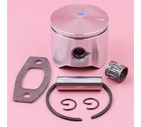 ZAPYVET Kit de anillo de pasador de pistón de 45mm, for Husqvarna, 50 51 W, junta de silenciador, rodamiento de agujas, piezas de motosierra 503167701 Kit de silenciador para motosierra