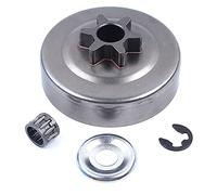 ZAPYVET Kit de Clip E arandela piñón tambor embrague 3, 8 pasos, 6T, for motosierra STIHL, 017 018 021 023 025 MS170 MS180 MS210 MS230 MS250 Kit de embrague para cortacésped