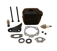 ZAPYVET Kit de juntas de soporte de silenciador, for Husqvarna, 55 50 51 55, Rancher, 55 EU1, piezas de motosierra de jardín OEM 501 76 88 01 Kit de silenciador para motosierra