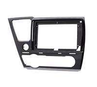 ZAPYVET Kit de molduras Marco Panel estéreo Radio 9 Pulgadas, Kit instalación Montaje Tablero, Bisel Frontal, for Civic, 2006-2011 Panel embellecedor de Repuesto para el salpicadero