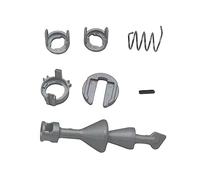 ZAPYVET Kit de reparación 7 piezas cilindro cerradura puerta delantera izquierda derecha, for, E90 E91 E92 E93 SERIE 3 Cilindro de bloqueo del interruptor de encendido del automóvil