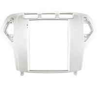 ZAPYVET Kit de Tablero estéreo para automóvil Unidad Principal Mp5 con Marco de Radio para Coche, para Panel Montaje Tablero para Audio, 9,7 Pulgadas, 2 DIN, D, para Mondeo 2007-2010(Silver Frame)