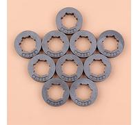 ZAPYVET Lote de 10 Uds llanta piñón embrague cadena 325 "y 17MM, for sierras STIHL, MS251 MS250 MS240 MS241C MS231 MS230 MS210 021 023 024 025 Kit de embrague para cortacésped